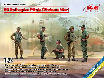 US helicopter pilots (Vietnam War) 1/48