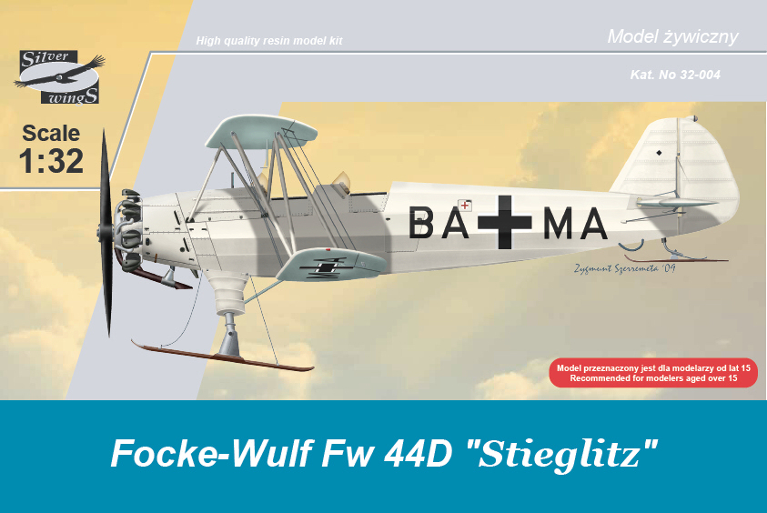 Focke-Wulf Fw44D skidor 1/32
