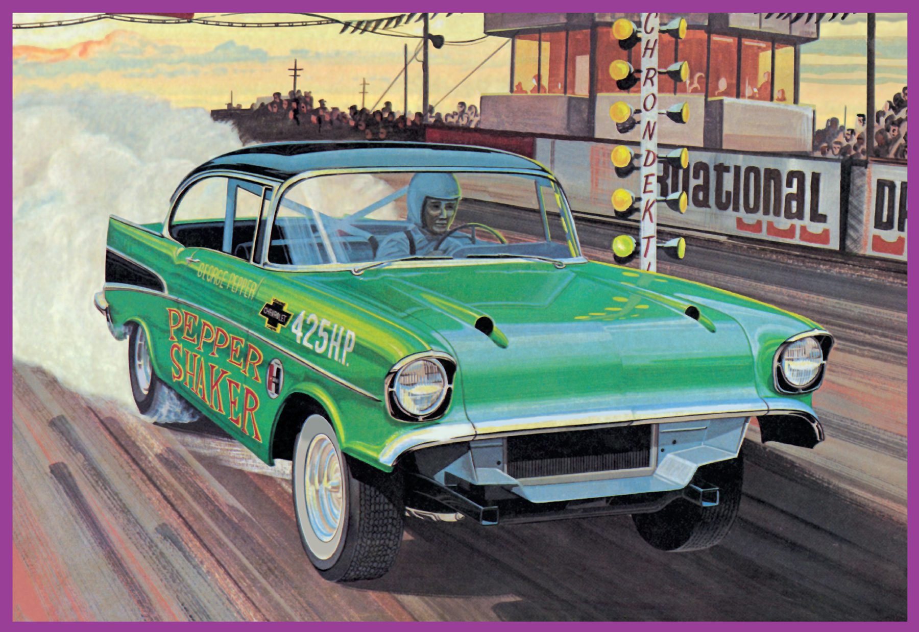57' Chevy Bel Air 'Pepper Shaker' Silent box 1/25