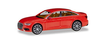 Audi A6 Limousine, flame red, with two-color rims