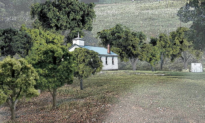 Trees mix Green 3/4-2''