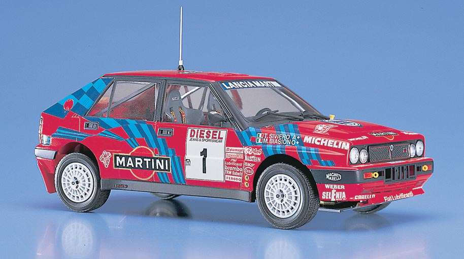  Hasegawa HMCR08 Lancia Delta HF Integrale 16v 1989 San Remo  Rally Model Kit, 1:24 Scale : Arts, Crafts & Sewing