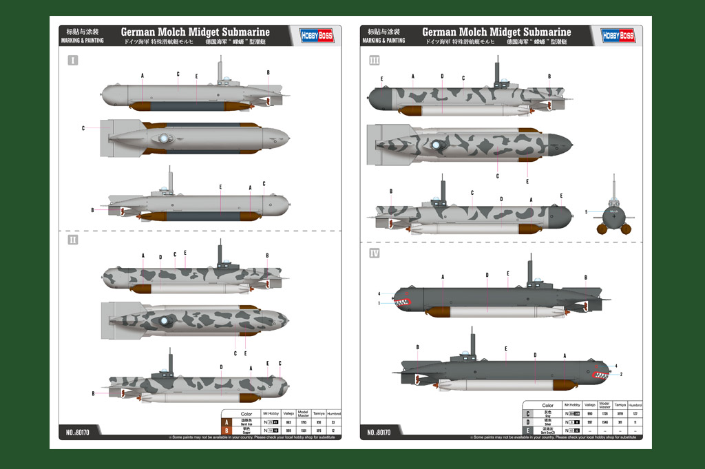 German Molch Midget Submarine, 1/35 - 3
