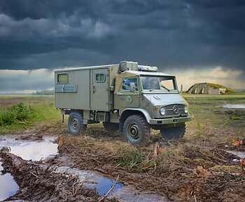Unimog S 404 Tysk Militärlastbil 1/35