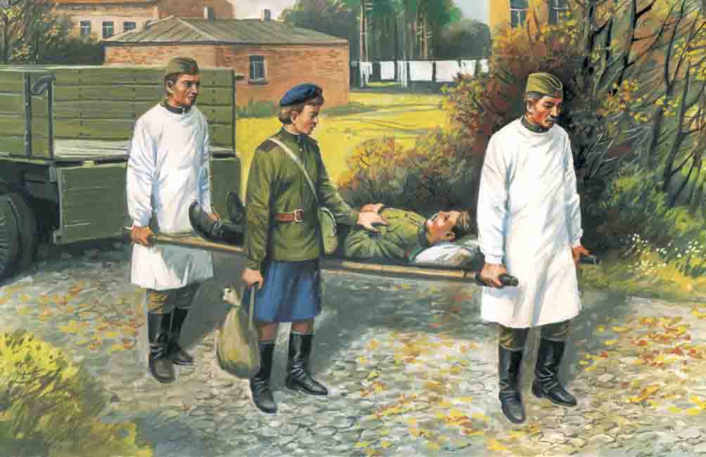 Soviet Medical Personnel 1943-1945, 4 figures 1/35