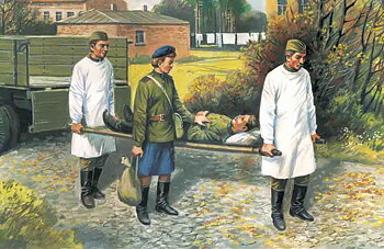 Soviet Medical Personnel 1943-1945, 4 figures 1/35