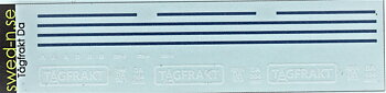 Dekalark Tågfrakt Da 903+804 (Grå/Blå)
