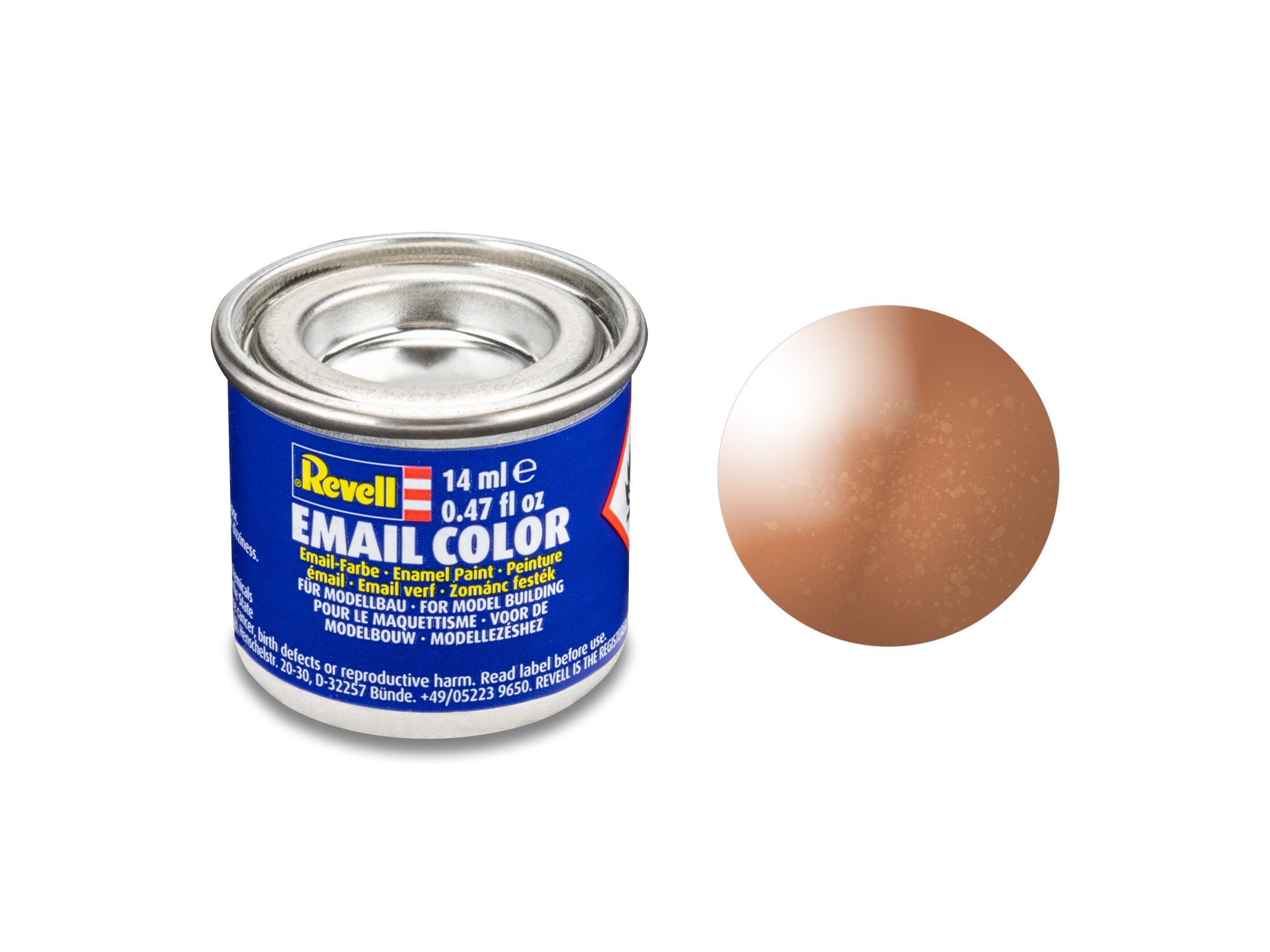 Emalj 14 ml. Koppar, metallic