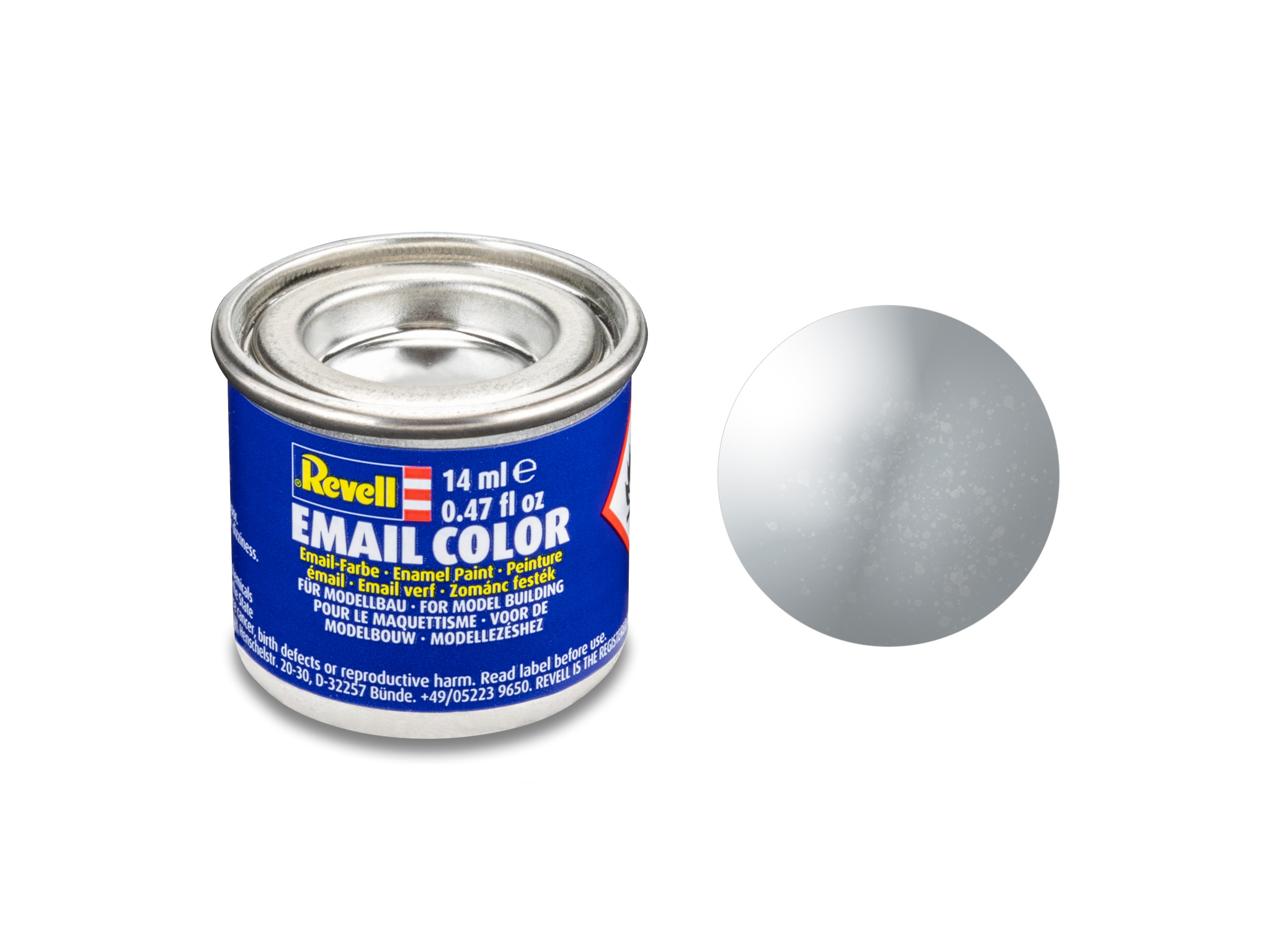 Emalj 14 ml. Silver, metallic