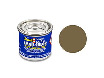 Enamel 14 ml. olive brown mat