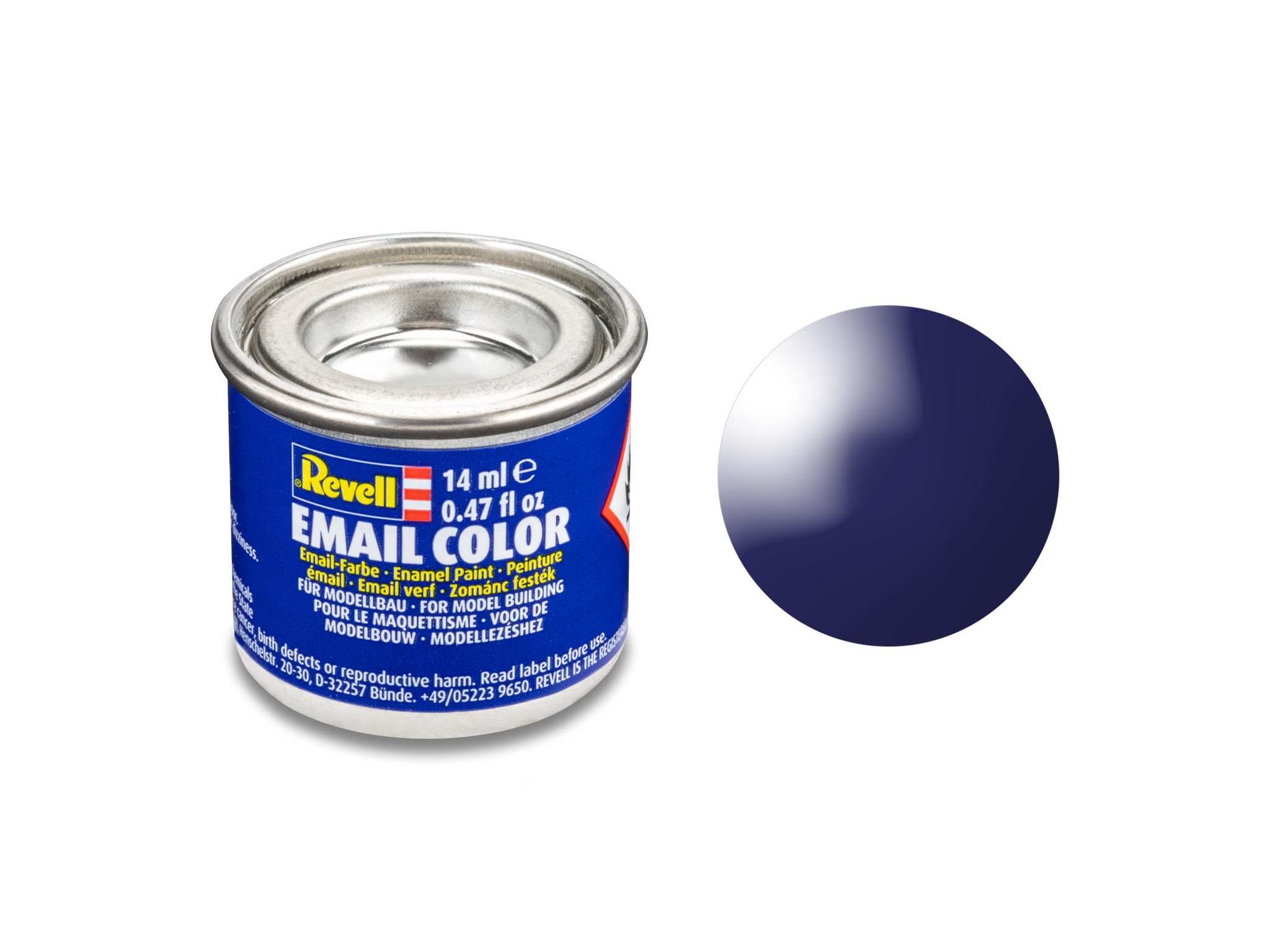 Emalj 14 ml. Nattblå, blank