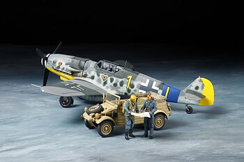 Messerschmit BF109 G-6 & Kübelwagen Type 82 1/48