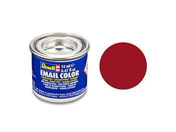 Enamel 14 ml. carmine red, mat