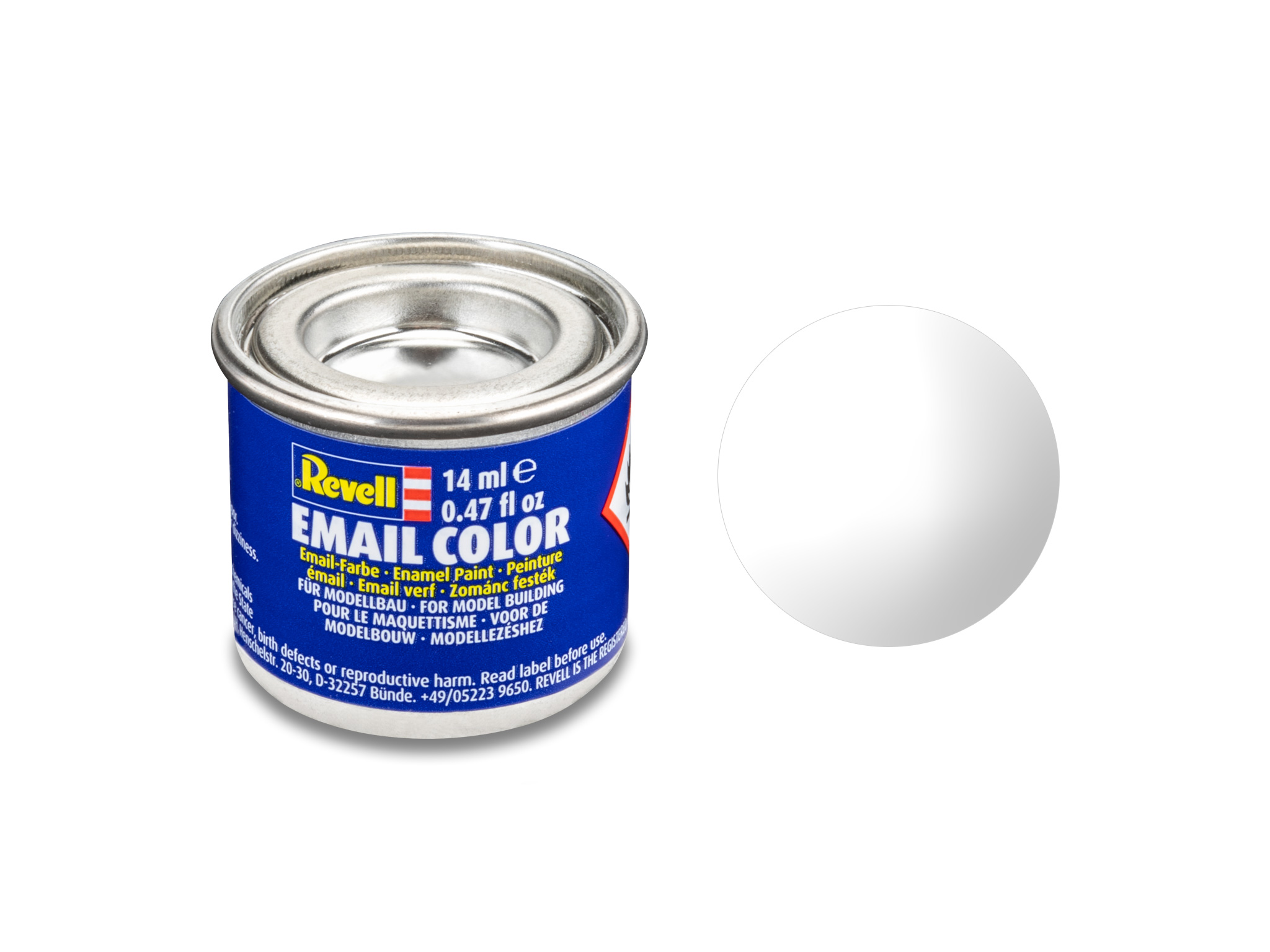 Enamel 14 ml. clear, gloss