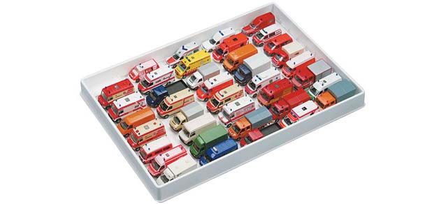 Car model display unit for transporters etc