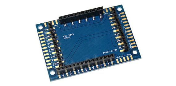 Adapterkort t. LokSound XL V4.0 m. stiftlist