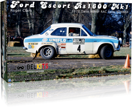 Ford Escort MK.1 Clark Rac 1972 1/24