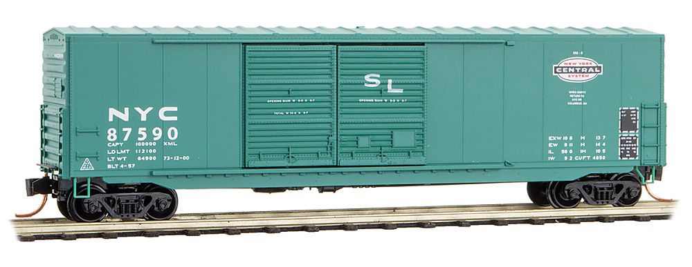 Standard 50" box car w/o roofwalk NYC 87590