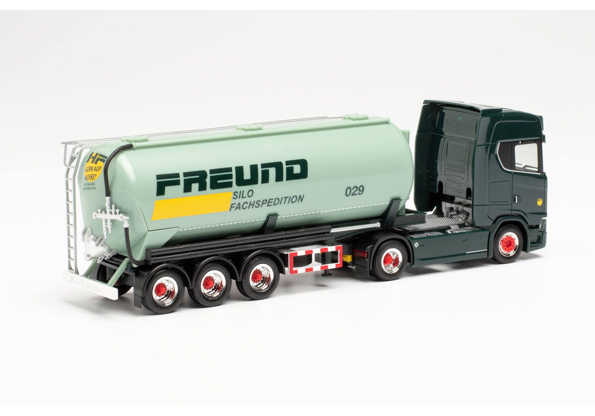Scania CS 20 HD 40m³ bulk semitrailer 'Spedition Freund' - 2