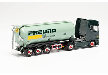 Scania CS 20 HD 40m³ bulk semitrailer 'Spedition Freund'