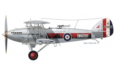 Hawker Hart 1/32, Silver Wings - 2