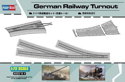 German Railway Turnout, 1/72