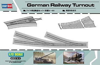 German Railway Turnout, 1/72