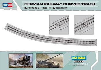 German Railway Curved Track, 1/72