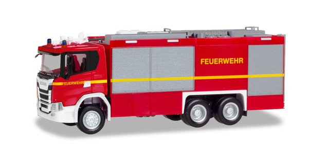 Scania CR17 Empl tankbil 'Feuerwehr'
