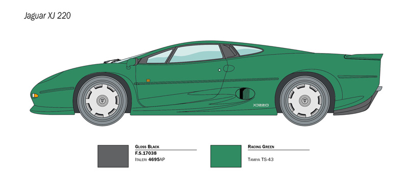 Jaguar XJ 220 1/24 - 3