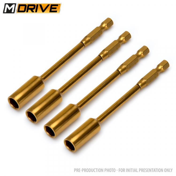Power Tool Bits Set Mutter 4, 5.5, 7, 8mm