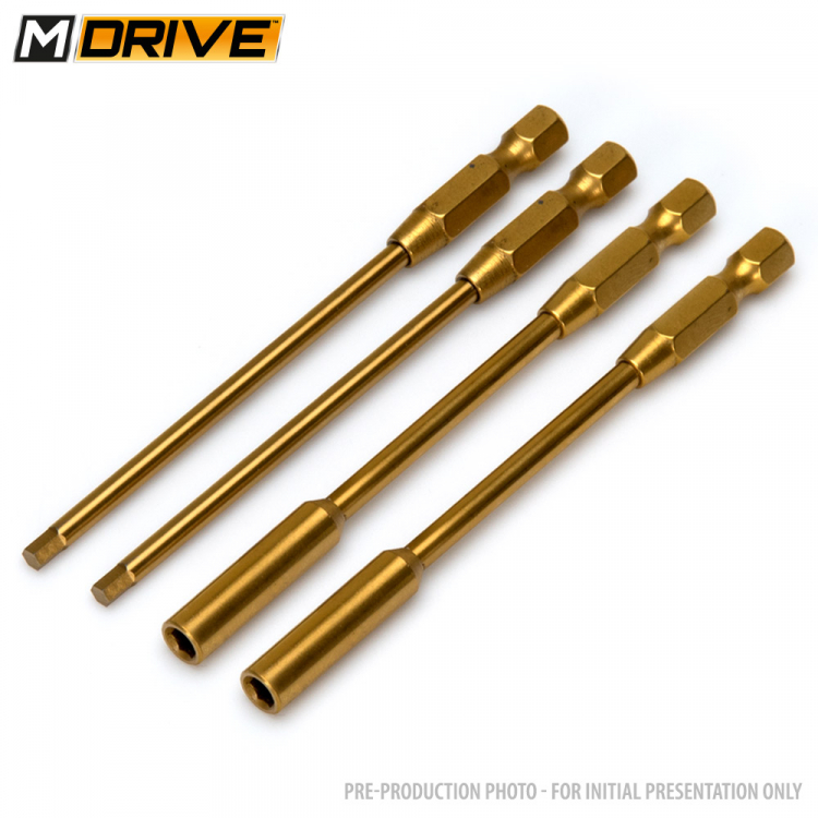 Power Tool Bits Set Insex 2+2.5 & Mutter 5.5+7mm