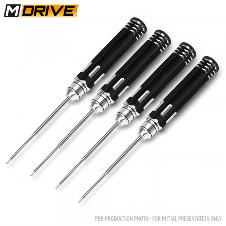 Insexnyckel Rak Set - 1.5, 2, 2.5, 3mm