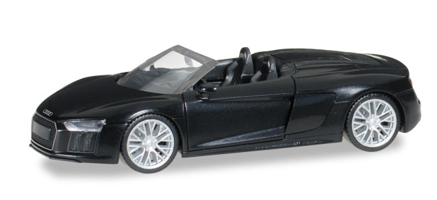 Audi R8 Spyder, mythos black pearleffect