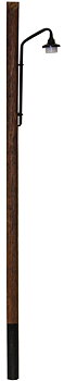 Lampa på trästolpe 180mm