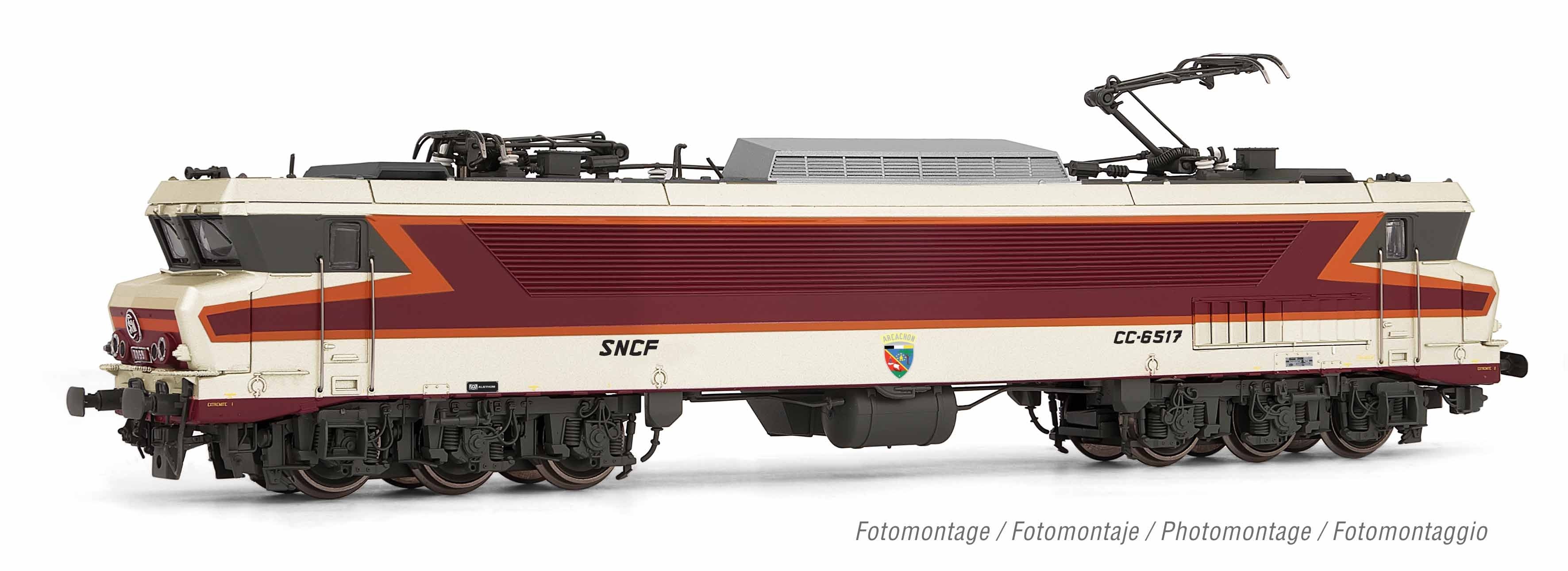 Ellok CC 6543 'Betón rouge, Beffara' DCC m ljud SNCF
