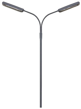 Gatlampa, dubbelarmad 155mm