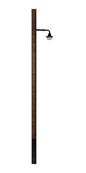 Lampa på trästolpe 180mm
