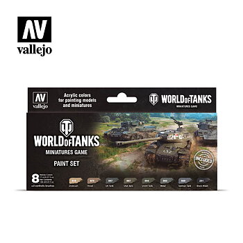 World of Tanks - Miniatures Game Paint Set 8x17ml