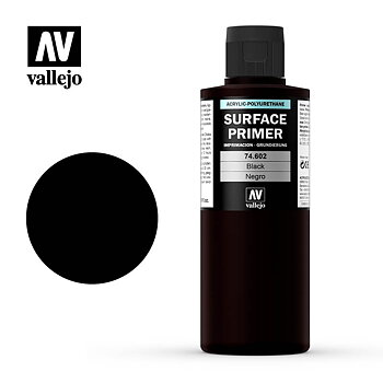 Surface Primer, Black, 200ml