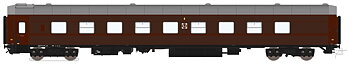 Liggvagn BC4 5476  SJ Brun