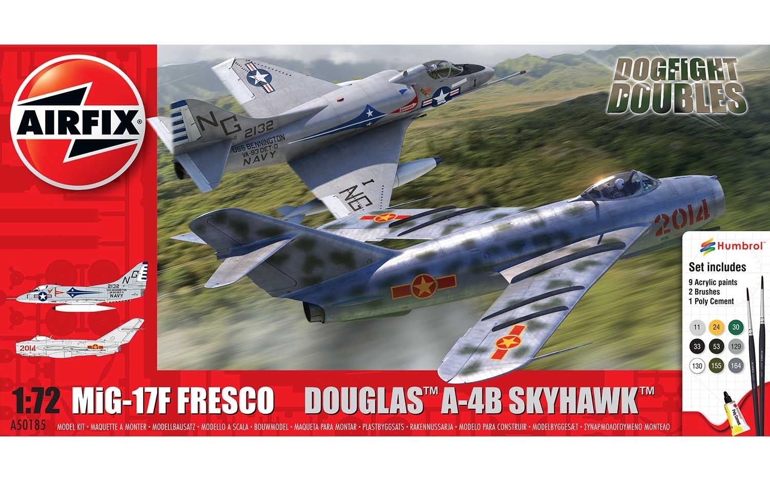 MIG 17F Fresco Douglas A-4B Skyhawk DogFight Doubl. 1/72