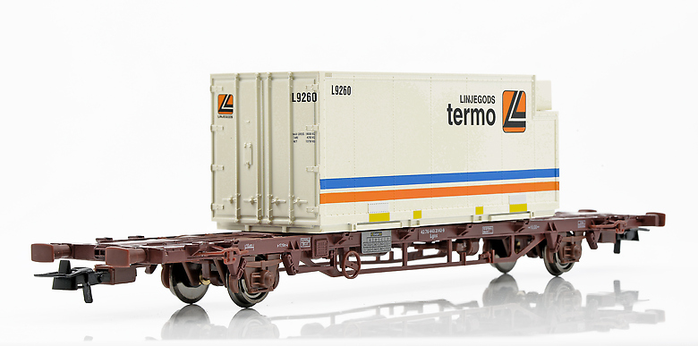 CargoNet Lgns 42 76 443 2142-9, m/ 25 Fots Linjegods Kjølecont. - 2