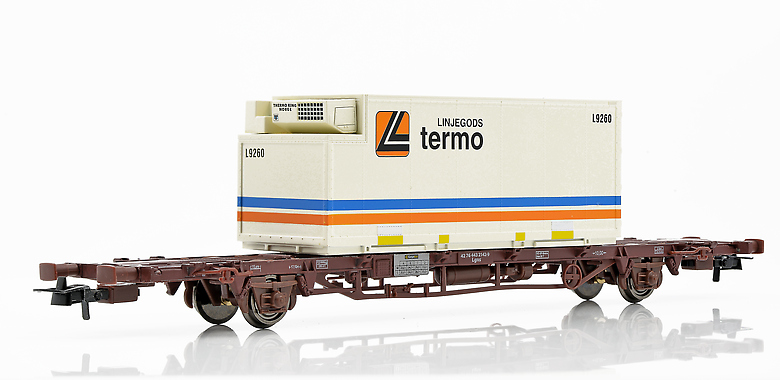 CargoNet Lgns 42 76 443 2142-9, m/ 25 Fots Linjegods Kjølecont.