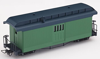 Postvagn F&C brun u märkning