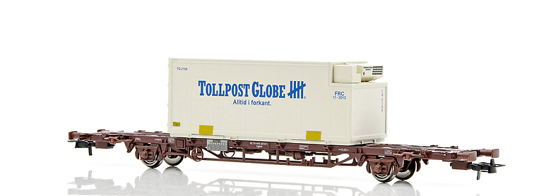 CargoNet Lgns 42 76 443 2015-1 m/ 25 Fots TP Globe Kjølecont.