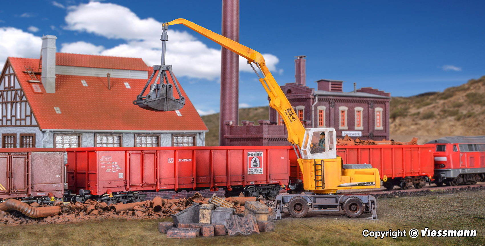 Liebherr R954 med gripskopa - 2