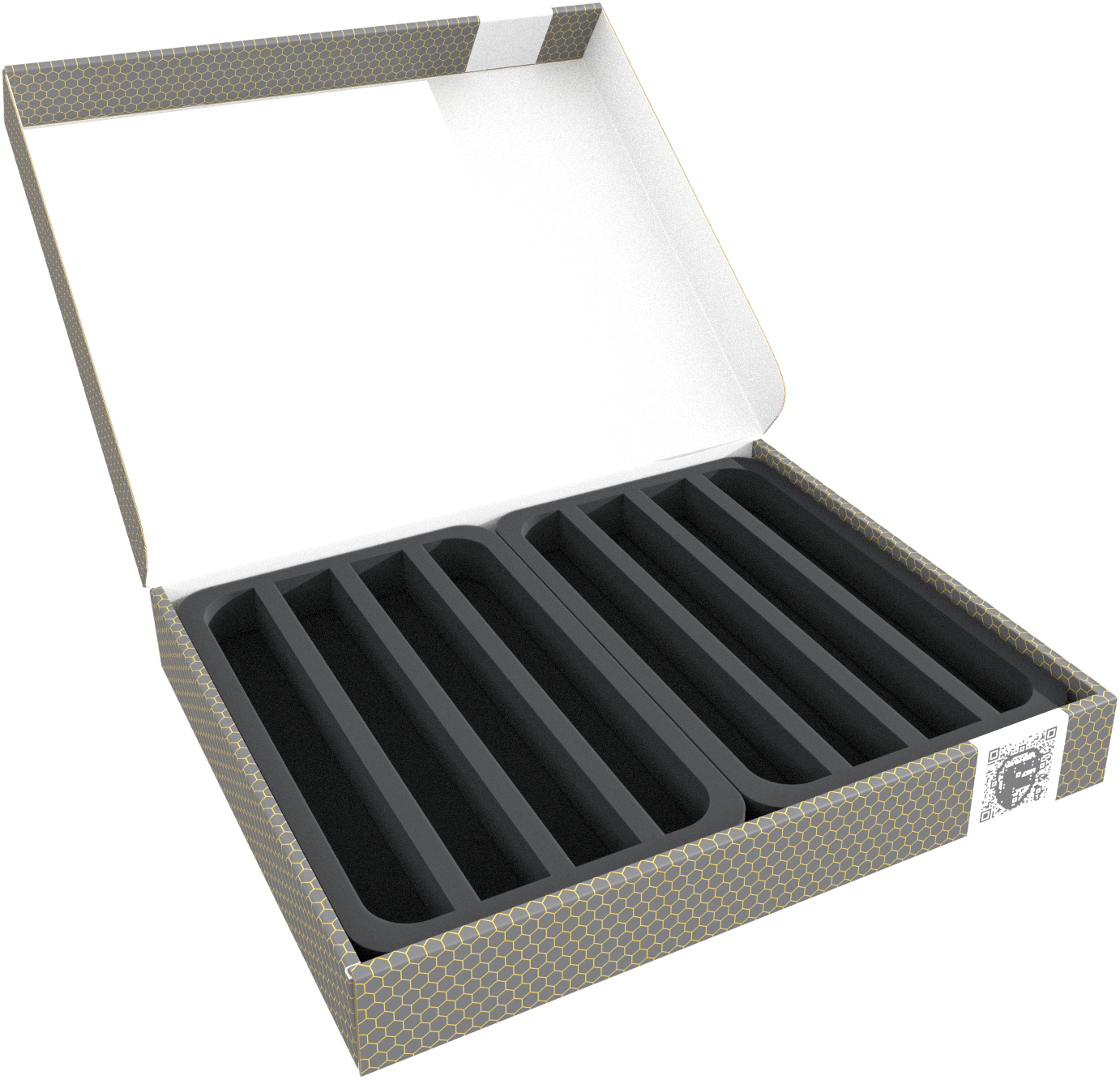 Feldherr Storage Box FSLB040 for model railway locomotives wagons and vehicles lying for N scale Habo Hobby