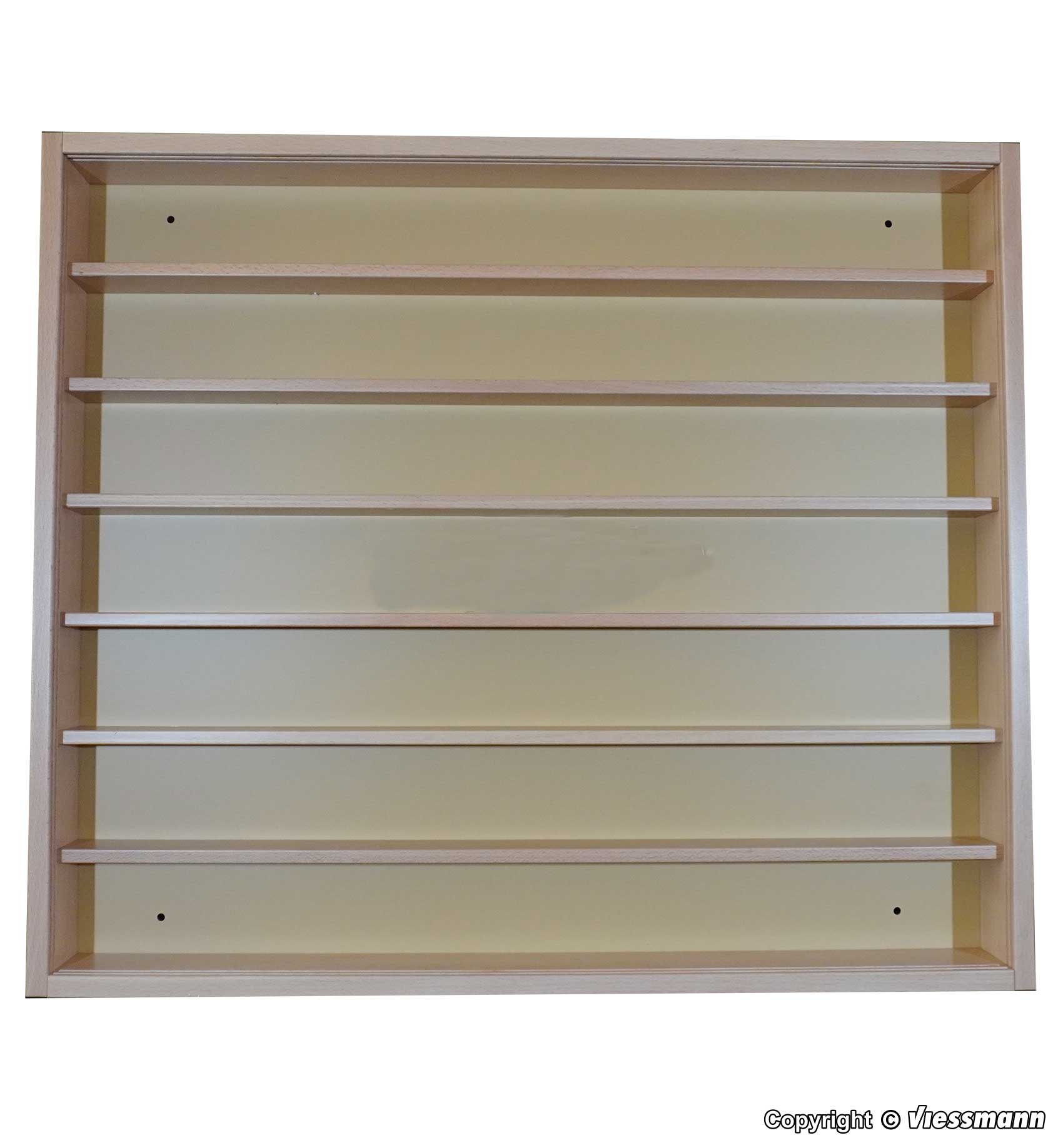 Trävitrin med glasdörrar (natu - 2