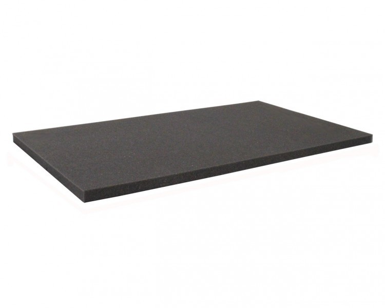 Skumgummiskiva i PE, 550x345mm, 4mm tjock